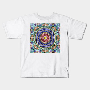 Mughal Inspired Tiles Kids T-Shirt